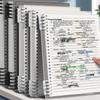 Detachable Coil Notebook: A5/B5 Thickened Loose-Leaf with Horizontal Lines and A4 Grid