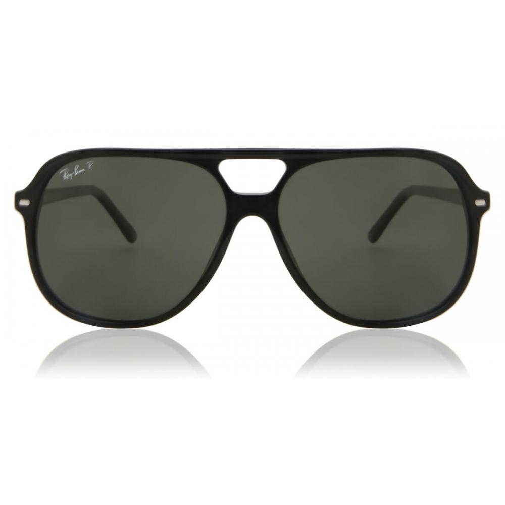 

Солнцезащитные очки унисекс Ray Ban Rb2198 Bill Polarized 901 58 Shiny Black/60-14-145