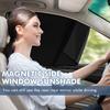 4PCS Car Window Shades, Magnetic Car Side Window Sun Shades, Automotive Side Window Sun Blocker For Light & Heat & UV Protection, Vehicle Privacy
