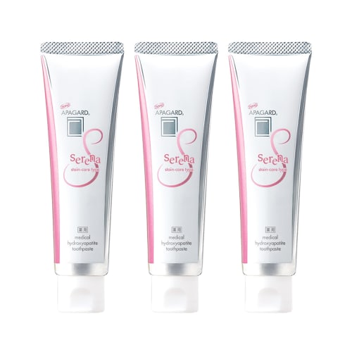 Apagard Serena 105g (3-pack) Whitening Toothpaste for Whitening, Stain Removal, Cavity Prevention, Stain Care Type, APAGARD SERENA Medicated Toothpast