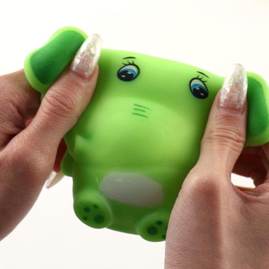 Mini Elephant Squeeze Toy Cartoon Elephant Sensory Fidget Toy Anxiety Relief Soft Stress Ball Animal Pinch Toy