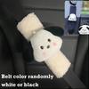 1pc Universal Car Headrest Neck Pillow Plush Dog Cute Cartoon Comfortable Vehicle Supplies Car Seat Accessories New Decoration