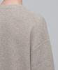 MUSINSA STANDARD Oversized Ribbed Crew Neck Knit [Oatmeal]