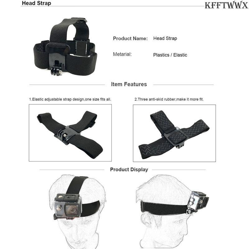 KFFTWWX Sada příslušenství pro Gopro Hero 13 12 11 10 9 Black 8 7 6 Držák na stativ pro SJCAM SJ4000 Yi DBPOWER AKASO EKEN Osmo Action 2