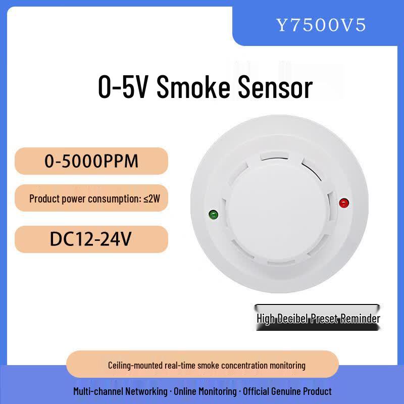 

Ceiling-Mounted Smoke, Temperature, and Humidity Transmitter
