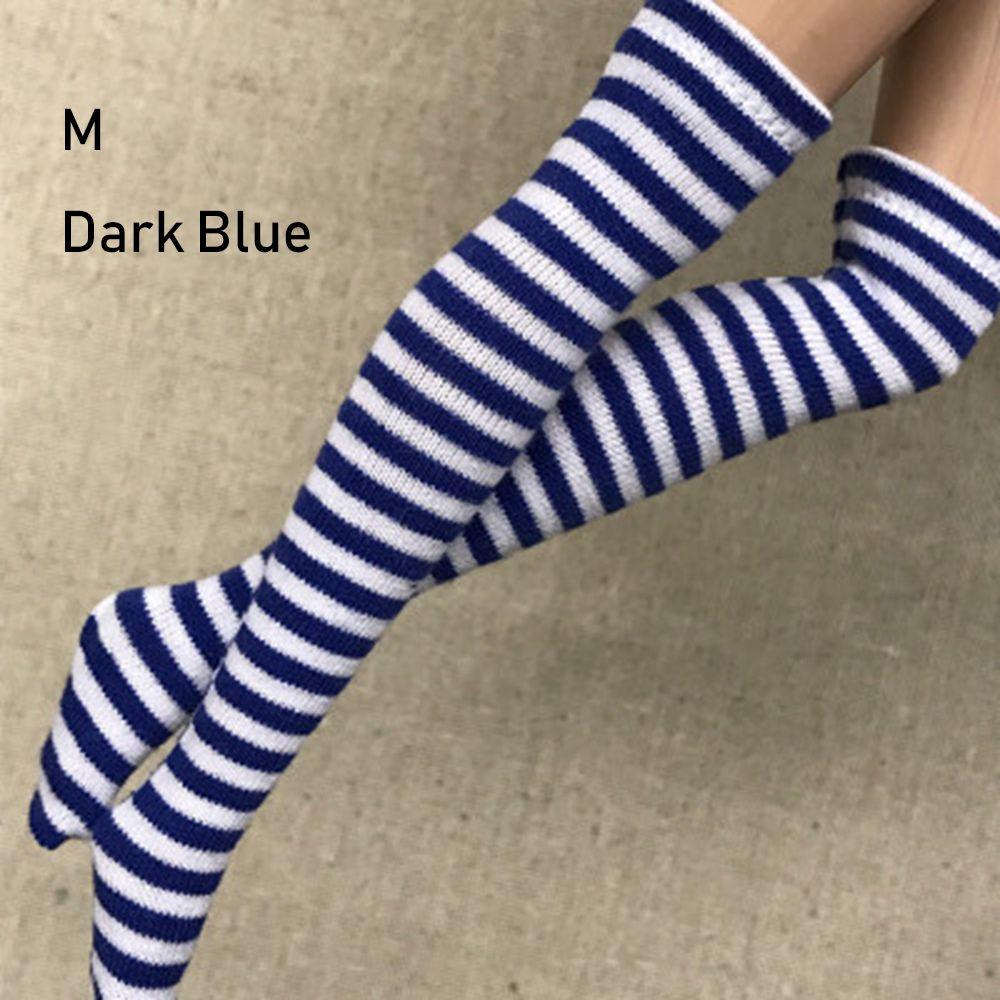 1 Pair Fashion Children  Girl DIY 's Clothes Accessories 1/6  Stockings Christmas Gift Stripe Socks