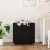 Vidaxl Under-Desk Cabinet, Black, 60X45X60 Cm, Wood-Based Material