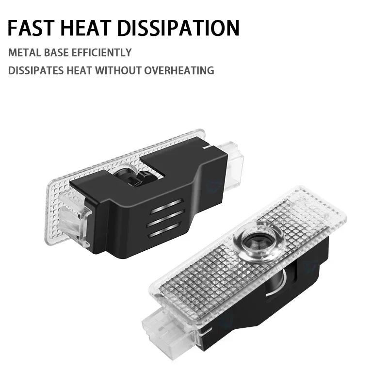 HD Led Welcome Light Car Door Projector Lamps For BMW E90 E91 E92 E93 E60 E61 F10 F07 E63 E64 F12 F13 G30 Accessories