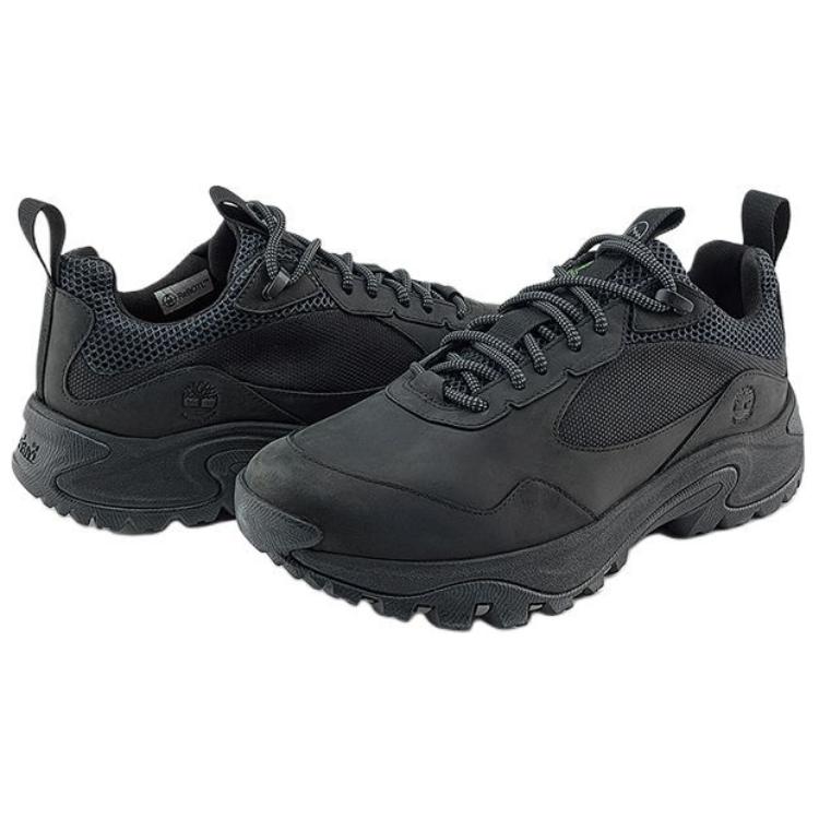 Timberland Peak Comfortable Slip-Resistant Durable Low-Top Hiking Shoes Men Hiking Shoes Black A6DWJW02