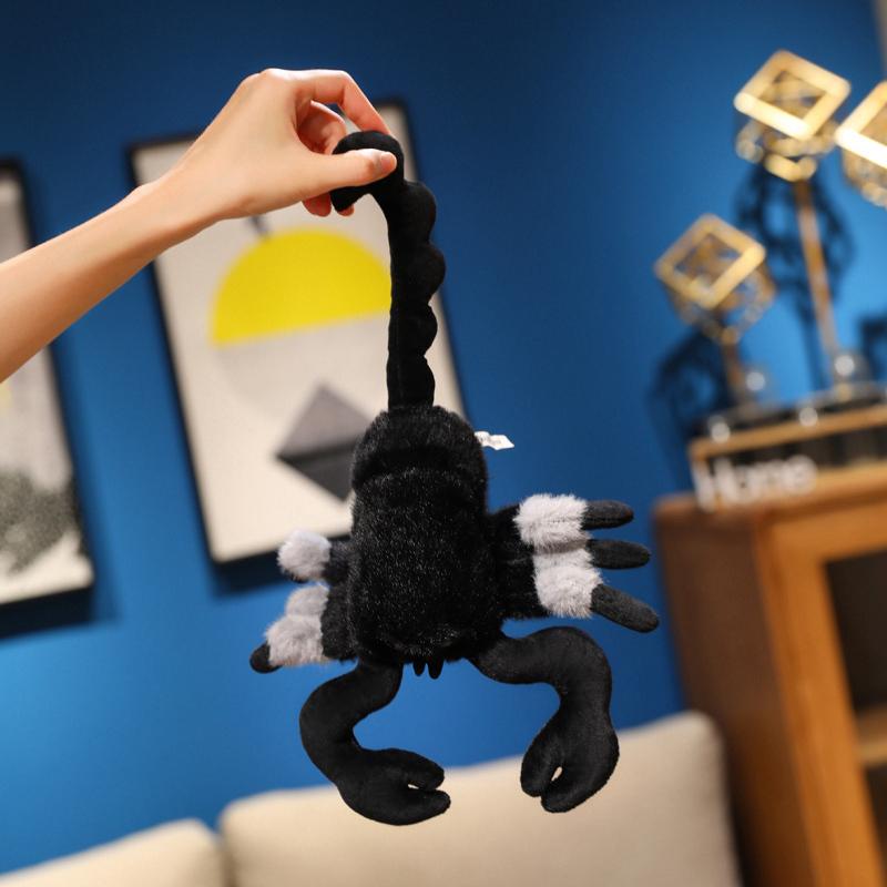 Lifelike Scorpion Plush Toy Cute Soft Creeping Trick Pendant For Adventure Enthusiasts Halloween Decor Gift