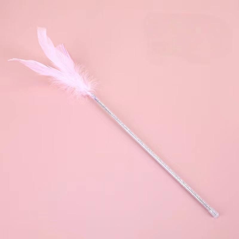 Feenkatzenspielzeug, Langlebige Federglocke, Langer Stab, Katzenspielzeug, Selbstunterhaltendes und Langweiliges Magisches Werkzeug für Katzen