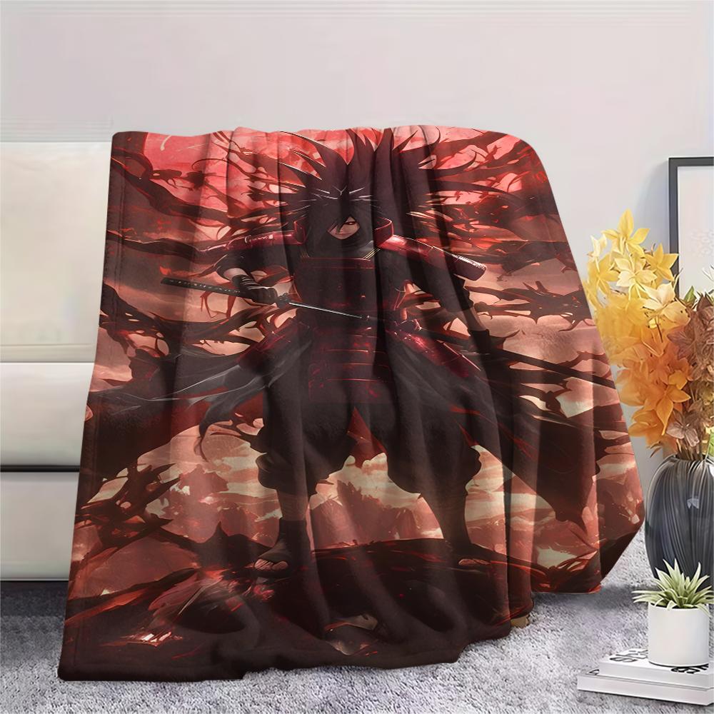 1 pièce Couverture en Flanelle Imprimée Dessin Animé, Haute Qualité Confortable pour Toutes les Saisons, Décoration de Maison, Chaleur et Confort, Parfait pour un Cadeau de Noël ou d'Anniversaire