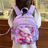 Kindergarten Primary School Students Schoolbag Cartoon Cute Foreign Style Printing Children'S Backpack Anti-Lost Children'S Bag