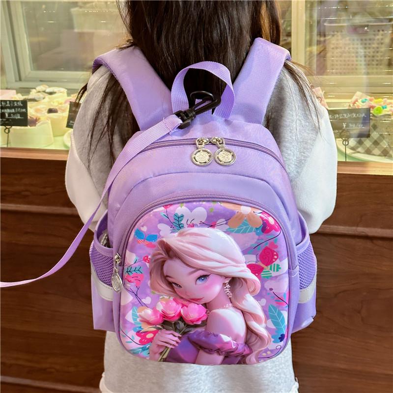 Kindergarten Primary School Students Schoolbag Cartoon Cute Foreign Style Printing Children'S Backpack Anti-Lost Children'S Bag