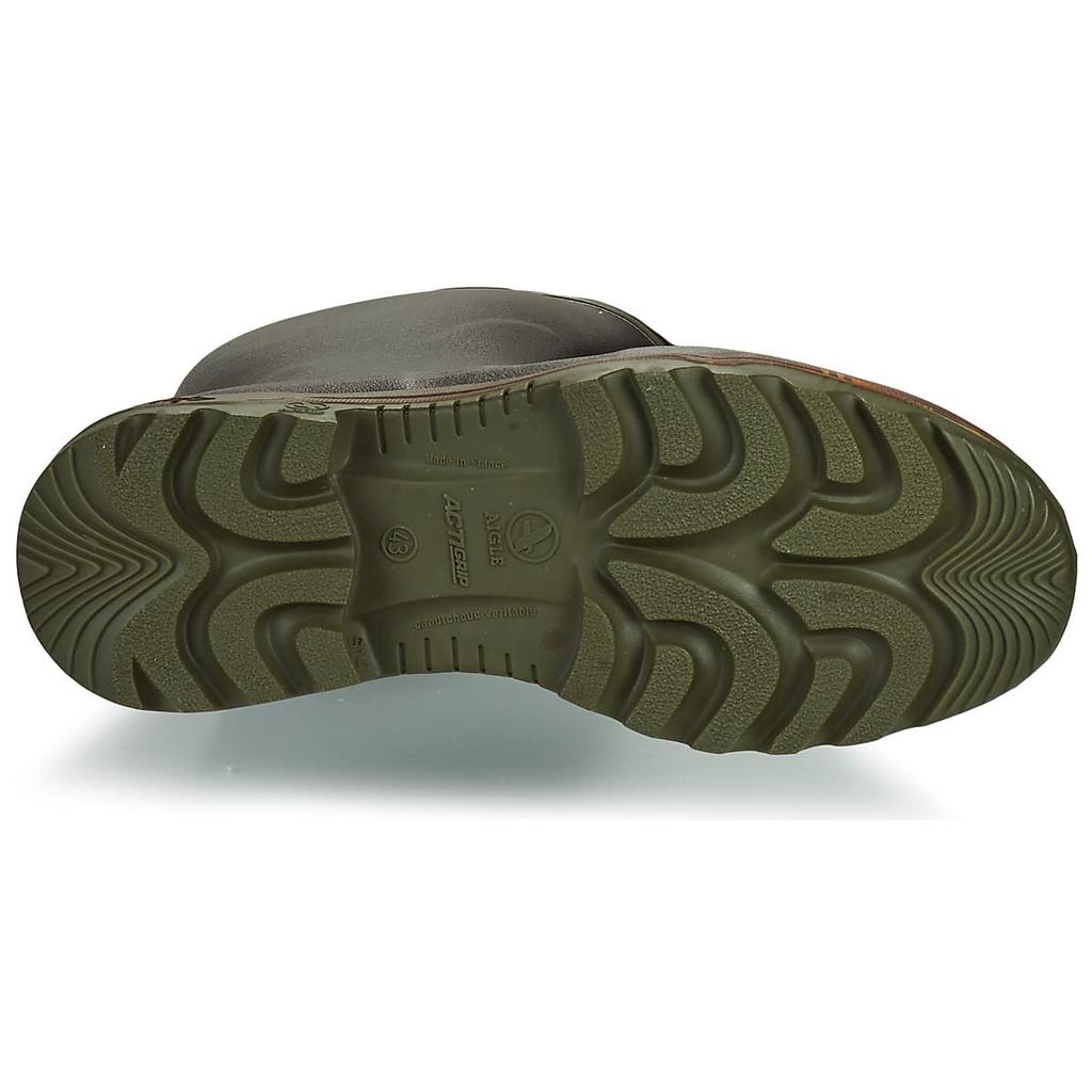 Aigle Rain Boots Parker Rubber Size cm [Official] Waterproof, Water-Repellent, Boots, Brown, 26.5