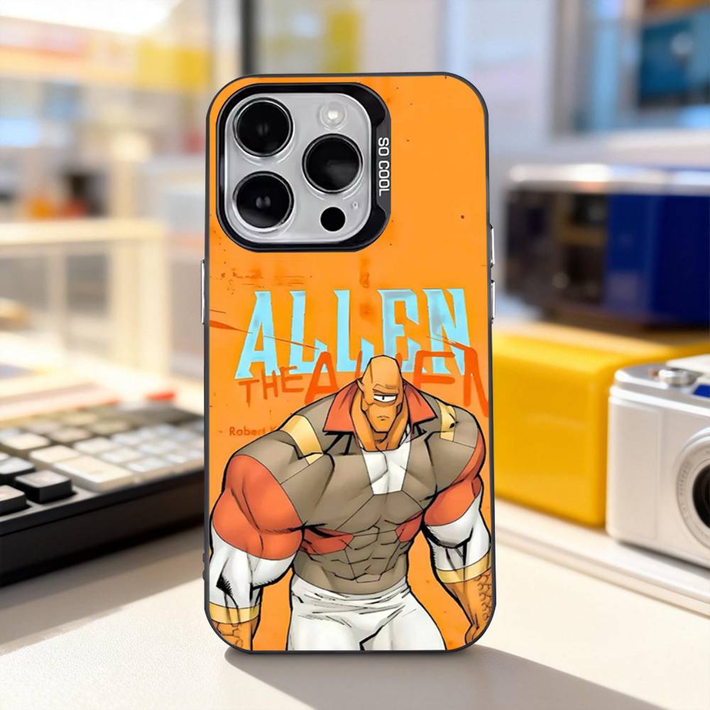 Cartoon I-Invincibles Cool For iPhone 11,12,13,14,15,16,17,Pro,Max,Plus,E,Air,Mini Phone Case IMD Matte Black