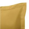 Combed Cotton Percale Pillowcase "Julian" All Sizes Pure Cotton - Julian Mango - - Julian Mango - Pillowcase 65