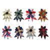 Flower Decorative Sign for Front Door Retro Burlap DIY Wreath And Bow Making Kit Artificial Floral Wall Hanging for Home Indoor Outdoor Decor
