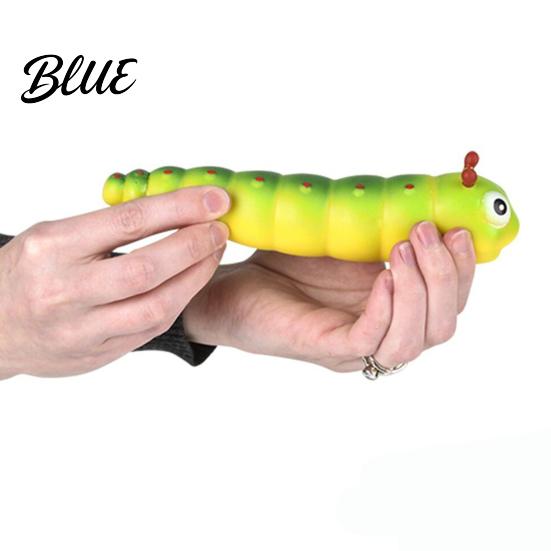 Kids Stress Relief Toy Caterpillar Stretchy Fidget Sensory Squeeze 3D Slow Rebound Worm Rising for Adults