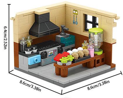 House Building Blocks Mini City Store Street View Snack Street Children'S Toys Boys And Girls Gifts Compatible With