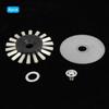 16pcs Round Brush Brush Cover Washer Screw for Silver Reed SK280 SK840 SK580 Knitting Machine