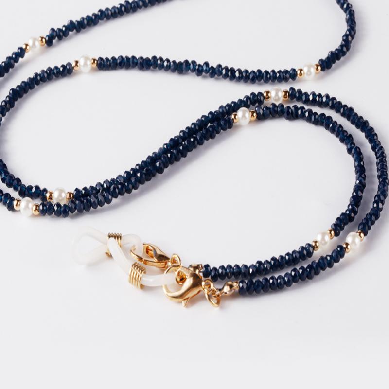 Böhmischer Stil Maskenkette Brillenhängeband Anti-Verlust-Band Bunte Halskette Brille Sonnenbrille Halskette für Damen