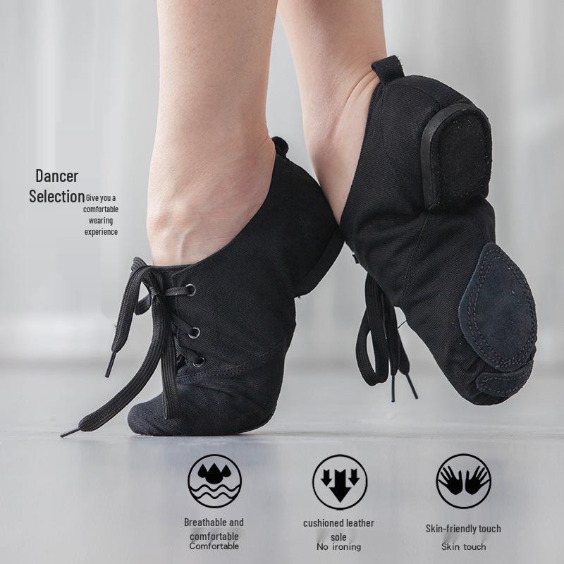 Unisex Canvas Jazz & Ballet Dance Shoes for Kids and Adults