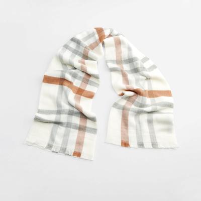 Luxury Cashmere Womens Scarf Winter Thick Warm Plaid Cape Wraps Female Bandana Pashmina Long Tassel Female Foulard Thick Blanket
