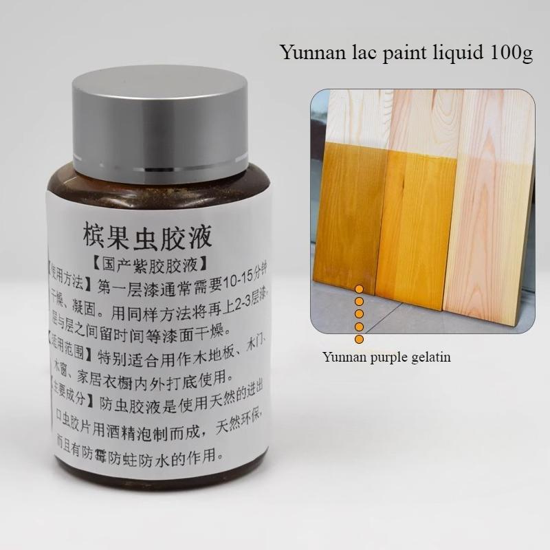 

100/400г Шеллачный лак Жидкое стекло Красно-коричневый Янтарный Прозрачный Индийский Золотисто-желтый ColourProtect Деревянные предметы Влагостойкий