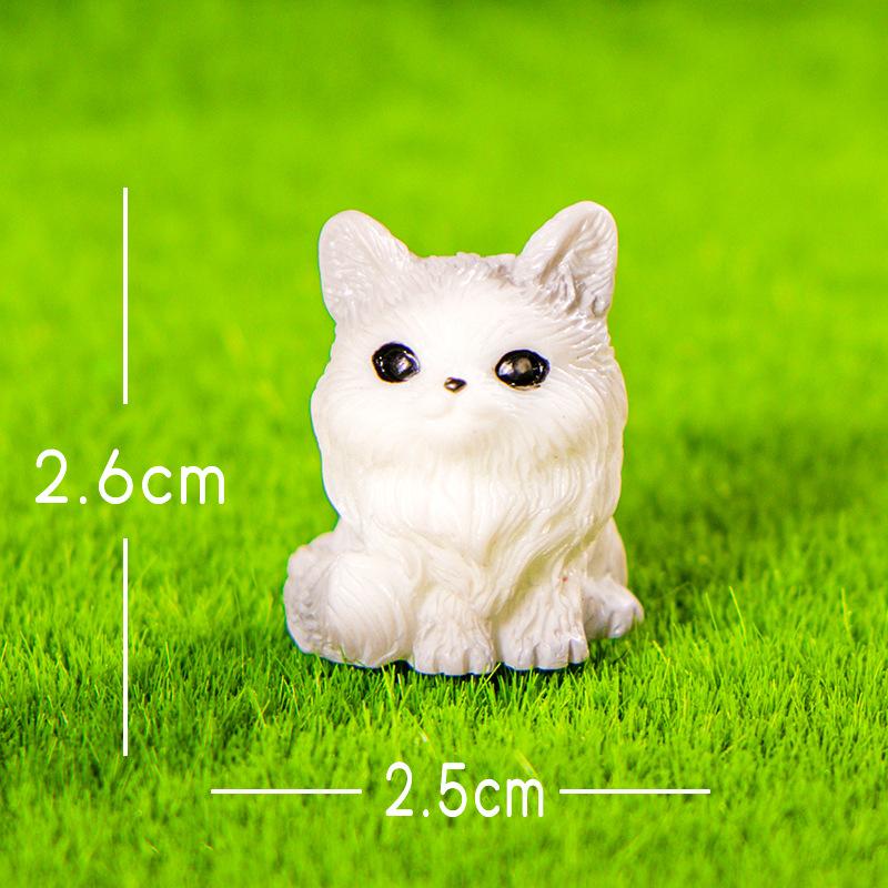 Micro-landscape Ornaments, Simulated Little Cats, Creative Car Home Desktop Resin Craft Decorative Small Ornaments