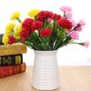 10 Heads Artificial Carnation Home Decoration Multi Color Beauty Silk Fake Flower Especial For Wedding And Festival Decoration