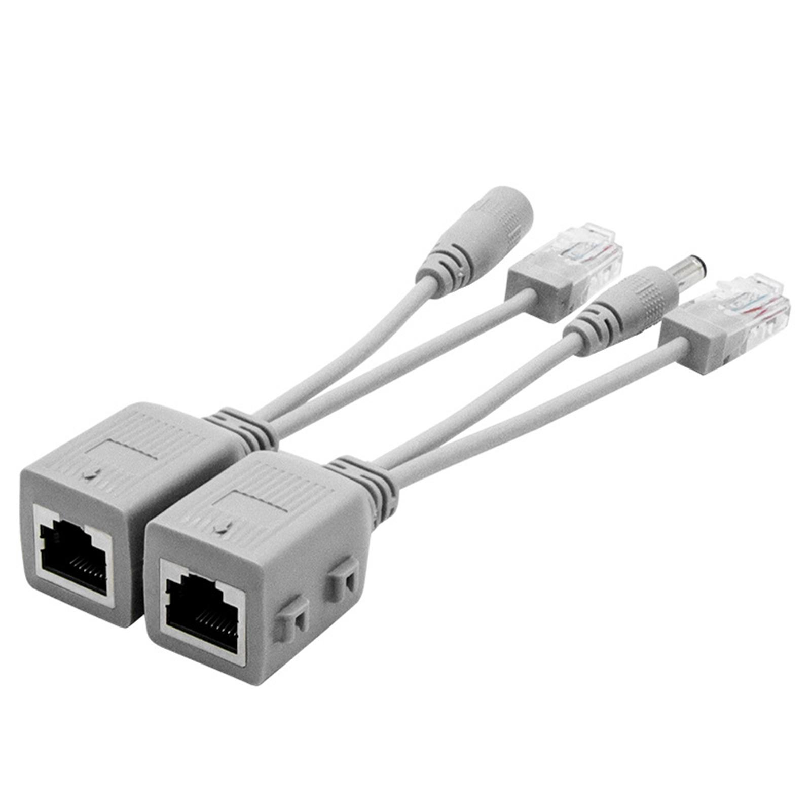 

Efficiency Use Passive PoE Injector POE Power Data Separator Ensuring NonInterferences Camera Performances Cable 1