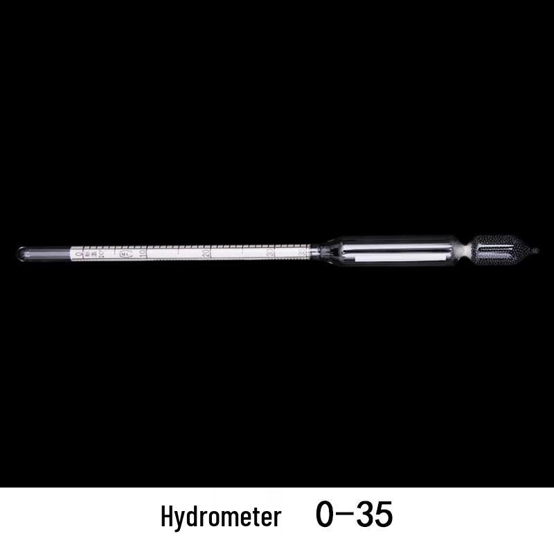 VANSFUL Baume Glass Hydrometer (0-35 Range, 5-Pack)