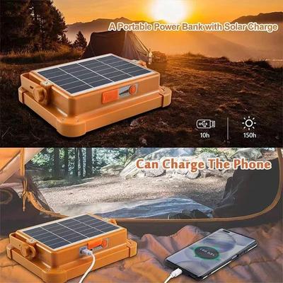 200w wiederaufladbares Solar-Flutlicht für den Außenbereich, tragbarer LED-Reflektor-Scheinwerfer, wiederaufladbarer Projektor-Flutlicht-Baulampe