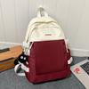 School bag girls primary school students burgundy school backpack middle school students high quality fashion junior high school backpack