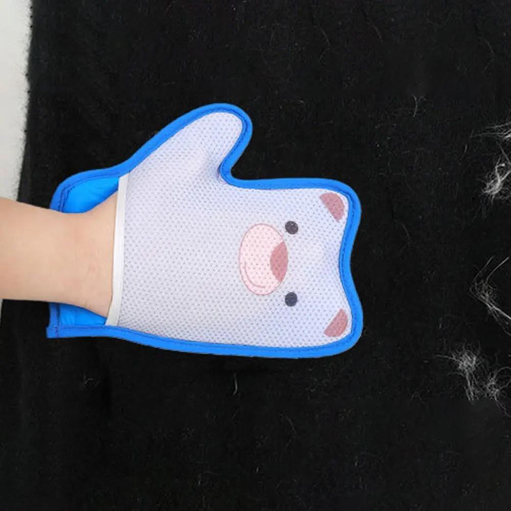 Mănușă Confortabilă pentru Îndepărtarea Părului de Animale de Companie, Mănușă pentru Păr Căzut pentru Iepuri, Haine, Cățeluș