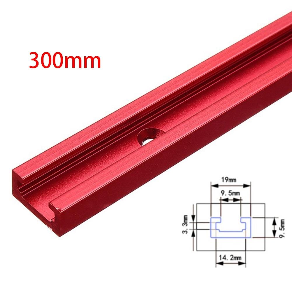 Red Miter Jig T-Slot Track Table 300-600mm T-Track Tool Woodworking New