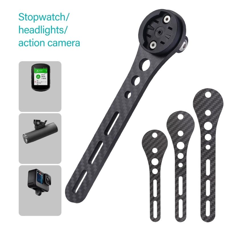 Lightweight Carbon Fiber Bike Mount Universal Holder Adjustable Design Secure Fit Bike Stand for Locate Cameras Lights