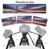 D1801 Professional Photography Tripod Stand Aluminium Alloy with 360 Degrees  Panorama Fluid Hydraulic Bowl Head 3-Section Extendable  . Height 180c