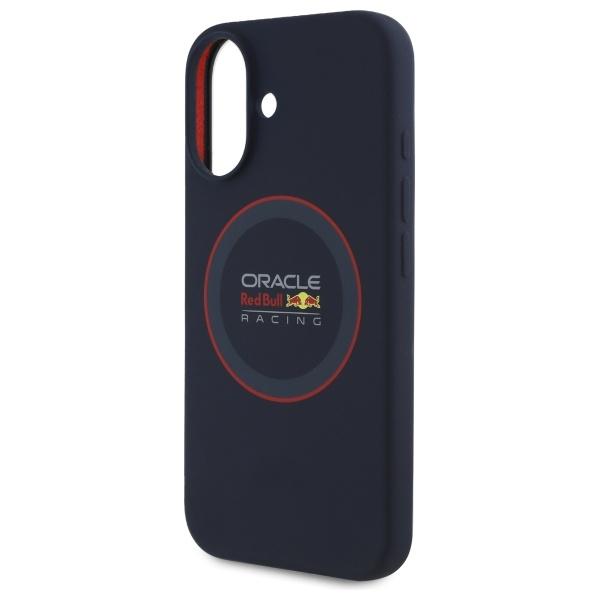 Red Bull Rbhmp16M24Siilvr Iphone 16 Plus 6.7 Hardcase Granatowy/Navy Silicone Red Ring Magsafe