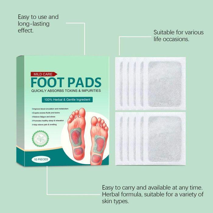 Patchs détoxifiants - Lot de 30 - 100% naturel - Vegan - Élimine les toxines