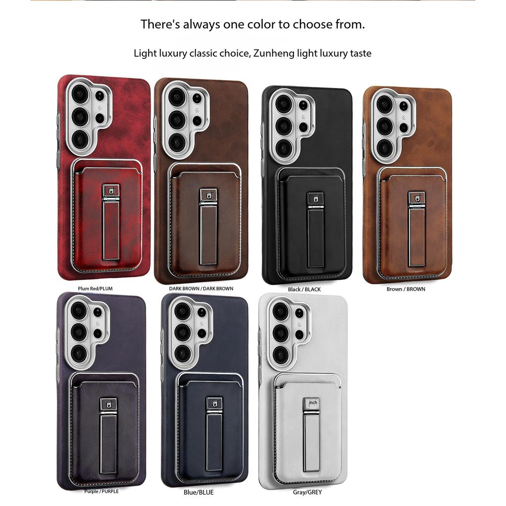 Magnetische Draadloze Oplaadbare Telefoonhoes voor Samsung Galaxy S26 Ultra S25 Plus S24 S23 Afneembare Lederen Kaarthouder Portemonneehoes