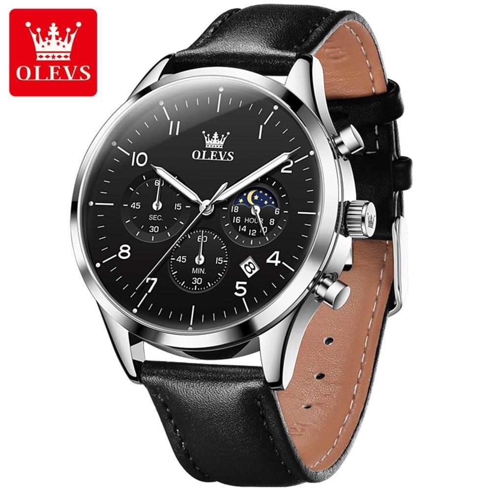 OLEVS Brand Watch Multifunctional Business Quartz Watch Luminous Trend Men's Watch 2882