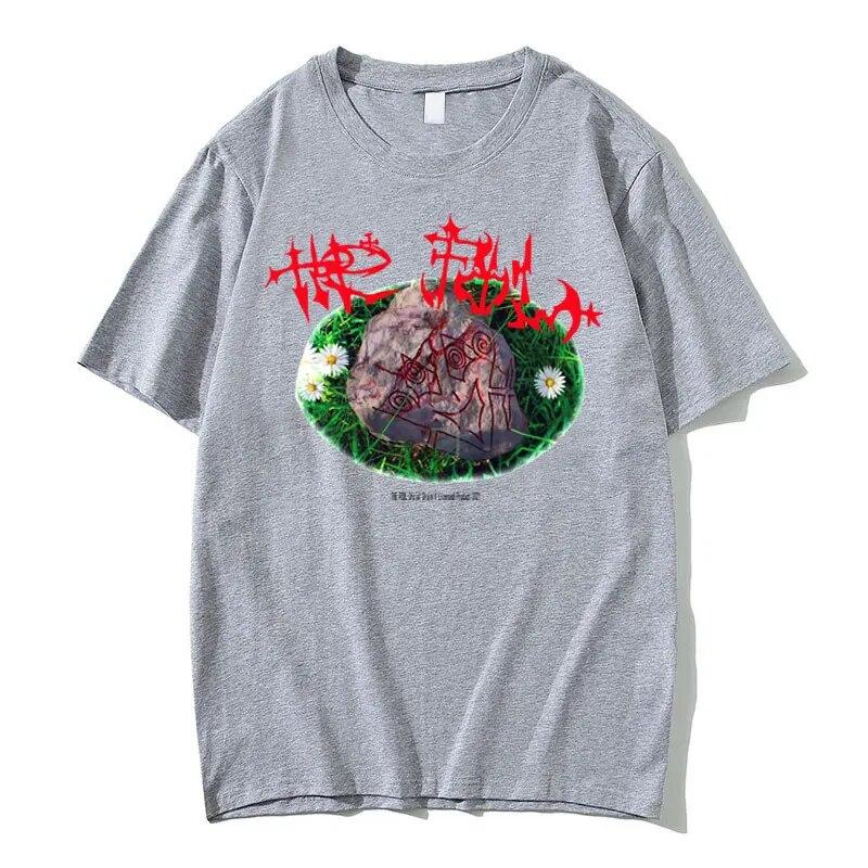 Bladee The Fool Музыкальный альбом Футболка с графическим принтом с коротким рукавом — фото 6