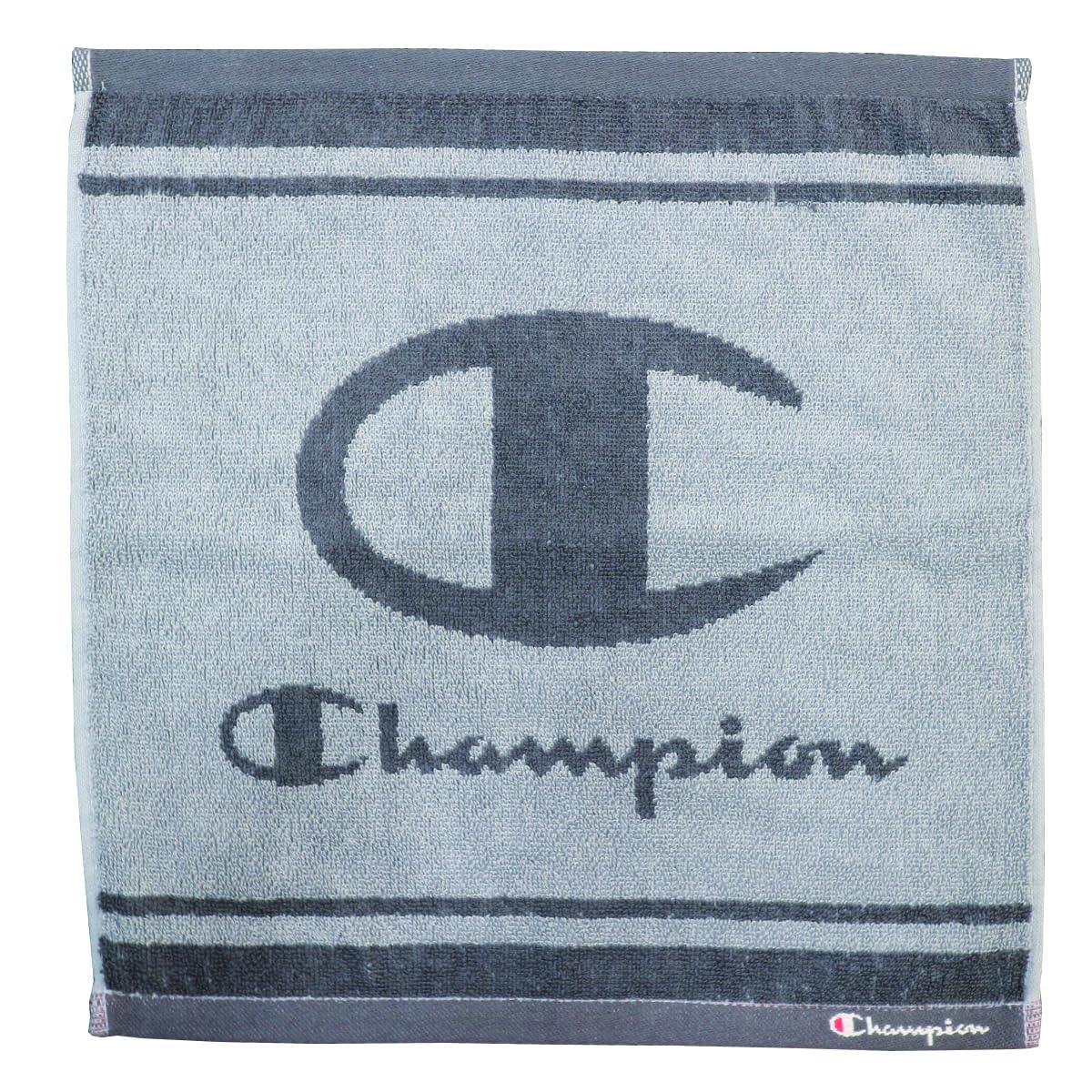 Champion Wash 34 x 36 Simple Line 5065018900 Towel, approx. cm, Logo, Gray, серый