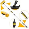 Car Cleaning Brush with Detachable Handle Soft Bristles Design Tight Connection On/Off Switch Scratch-Free Car Vehicle Cleaning Brush