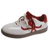 Flat low board shoes women's 2025 autumn new non-slip casual single shoes lace-up non-slip versatile German training shoes