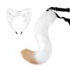 Anime Character Cosplay Halloween Cos Simulation Fox Plush Tail Costumes Accessories Animal Tail Cat Ears Hairband Headdress