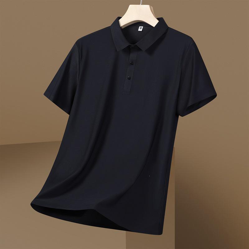 

Women s Ice Silk Seamless Polo Shirt - Solid Color, Lightweight, Quick-Dry, Perfect for Summer 3XL