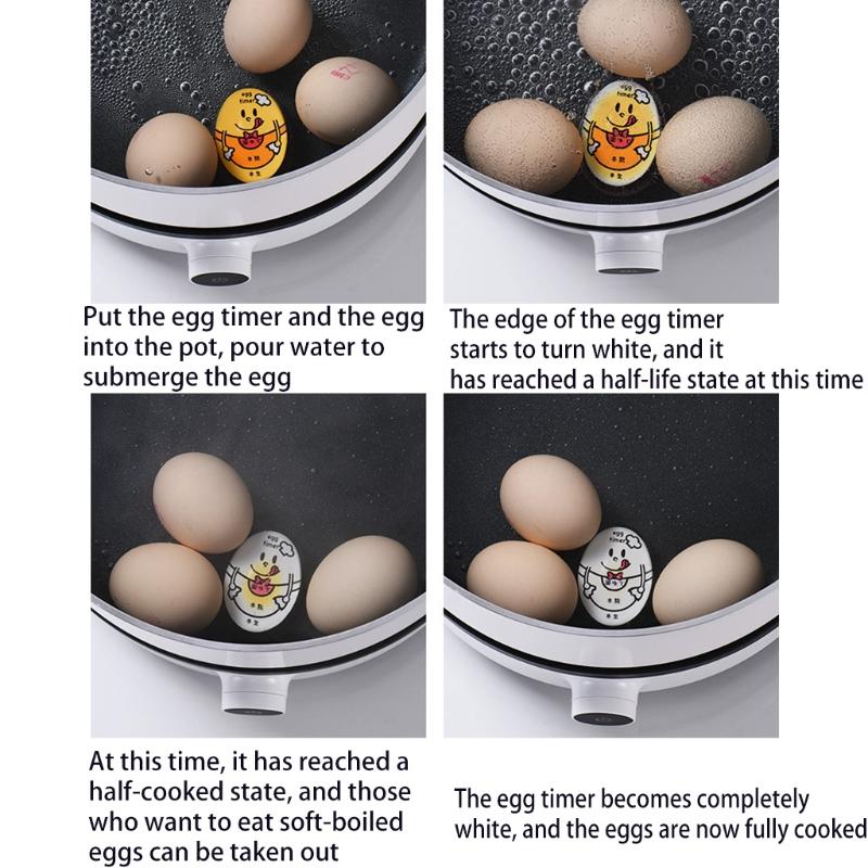 Egg Timer for Boiling Eggs Soft Hard Boiled Egg Timer That Changes Color When Done Bpa Free Egg Cooker Helper